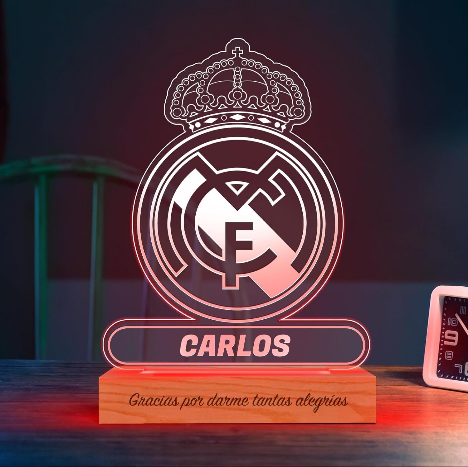Lámpara Personalizada Real Madrid